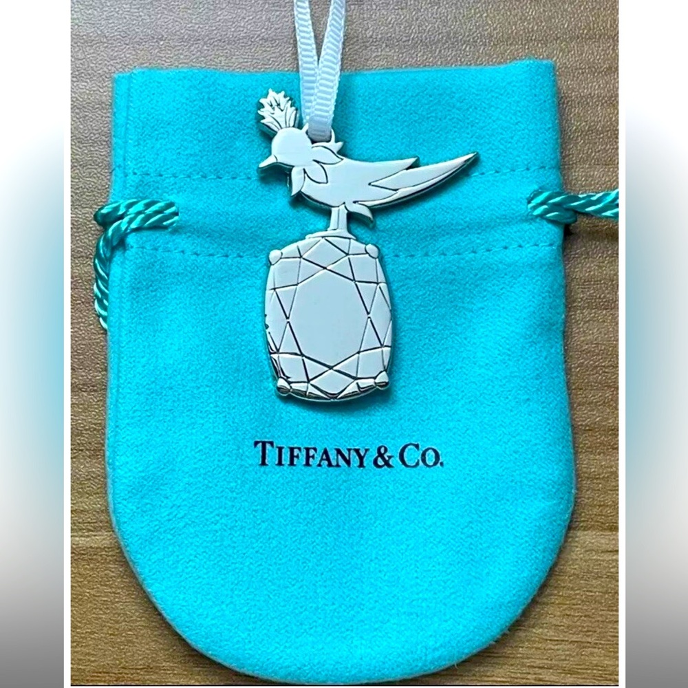 Tiffany & Co. Silver Bird Ornament / Decorative Charm – New w/ Pouch